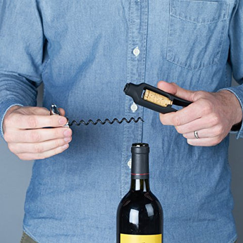 TRUE True Self Pulling Corkscrew pairs with wine bottles for reliable openings