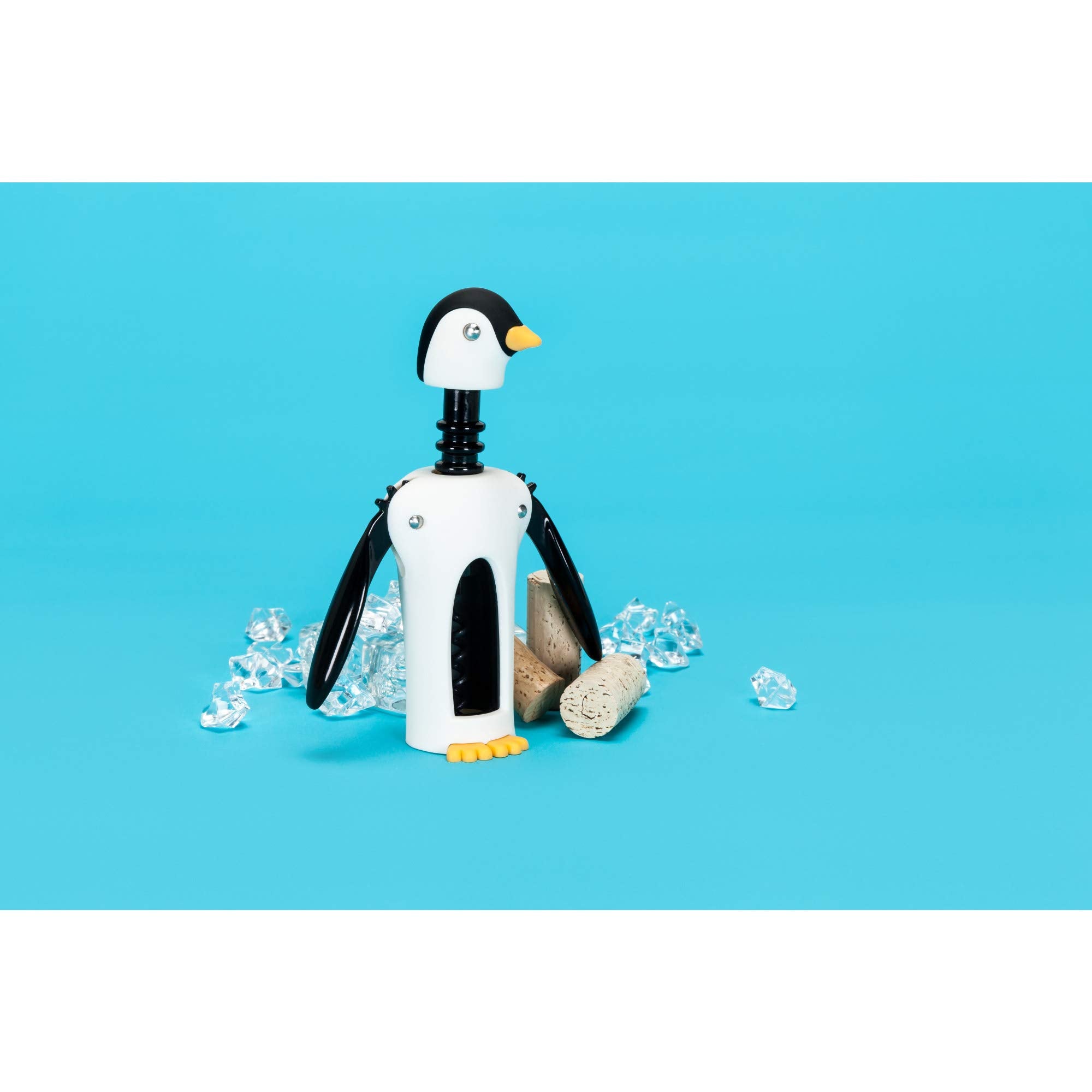 Kingsley is picnic-ready for outdoor use with portable corkscrew in hand.