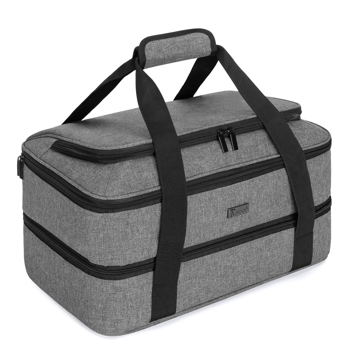 Trunab casserole carrier dual compartments for organized meals on the go.