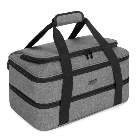 Trunab casserole carrier dual compartments for organized meals on the go.