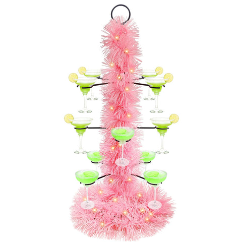 Tryitsbest Christmas cocktail tree stand offers a festive centerpiece for drinks.