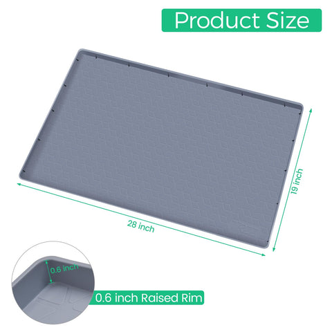 TRZZ drip tray for cabinets keeps leaks contained.