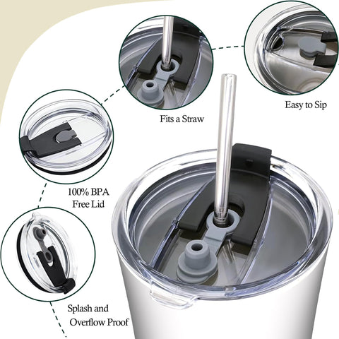 TSLOVER Funny Girls Tumbler designed for hot coffee use.