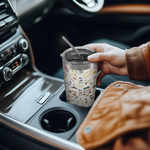 TSLOVER Funny Girls Tumbler portable for commuting and travel.