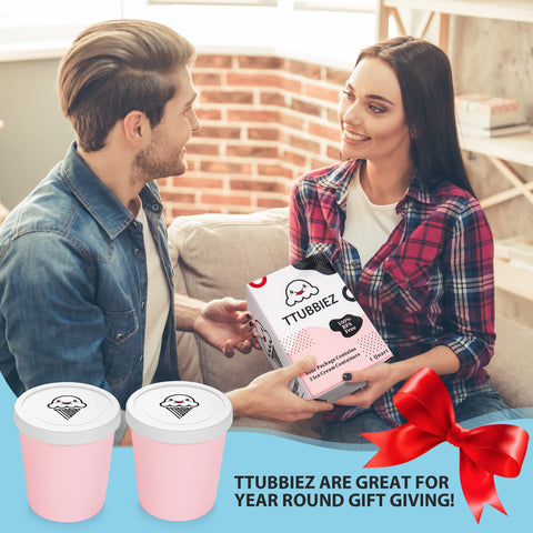 TTUBBIEZ removable labels for tracking flavors and dates easily.