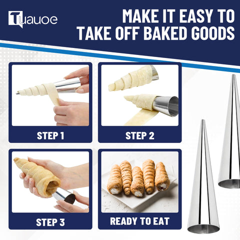 Tuauoe cleaning brush keeps molds clean for repeated use.
