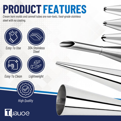Tuauoe non-stick surface aids quick, easy release of shells.