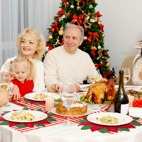Tudomro festive dining accessory enhances Christmas gatherings.