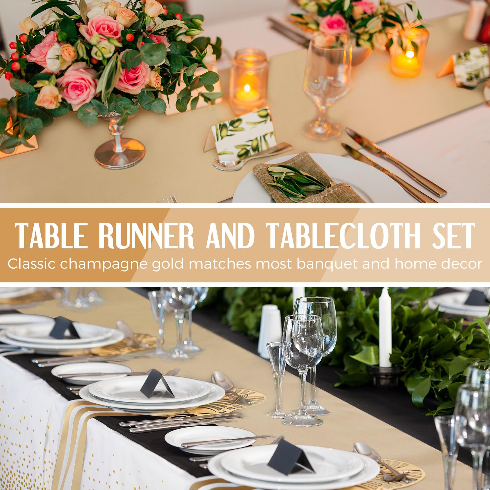 Tudomro party decoration set helps fast, coordinated table styling.