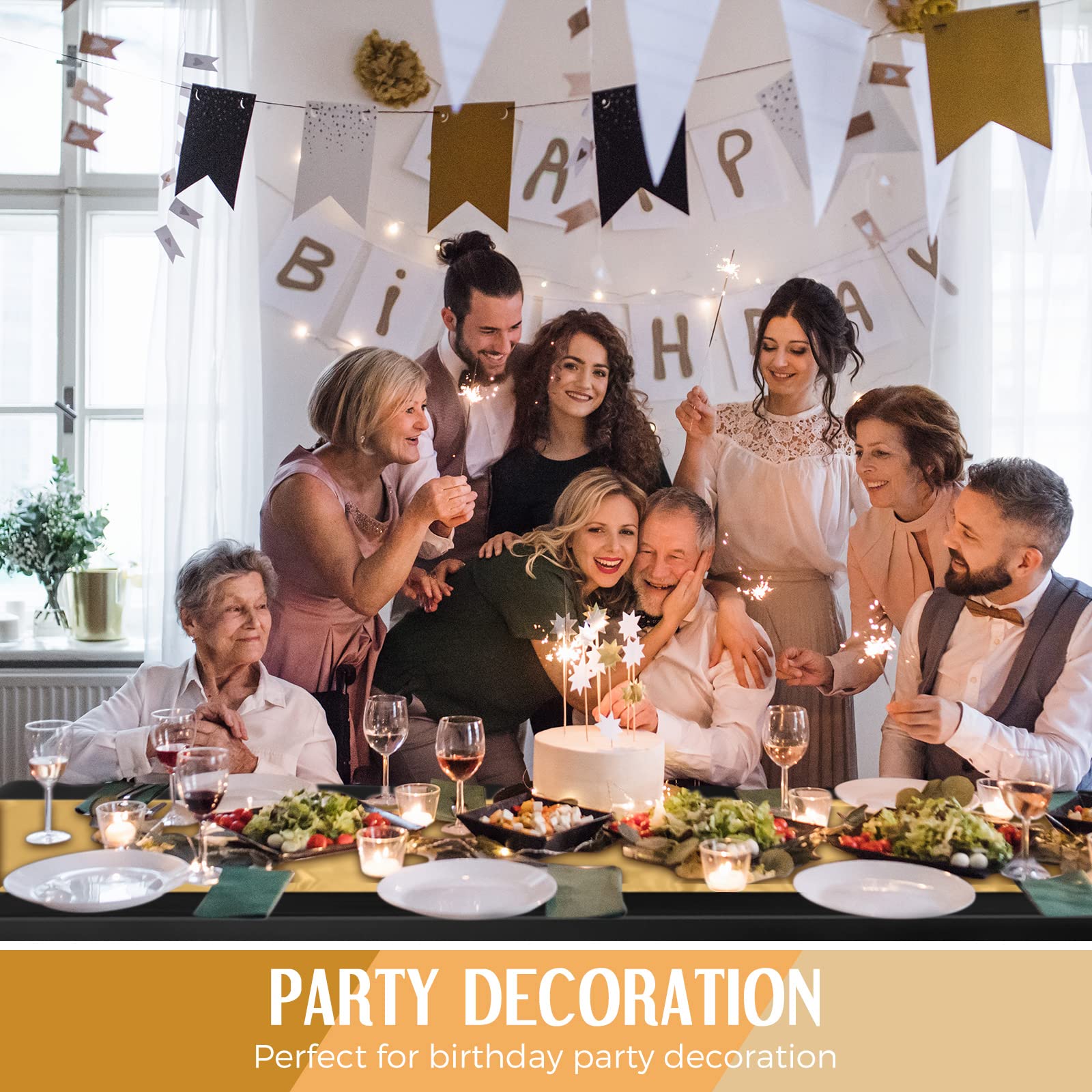Tudomro seamless polka-dot design creates quick, polished party displays.