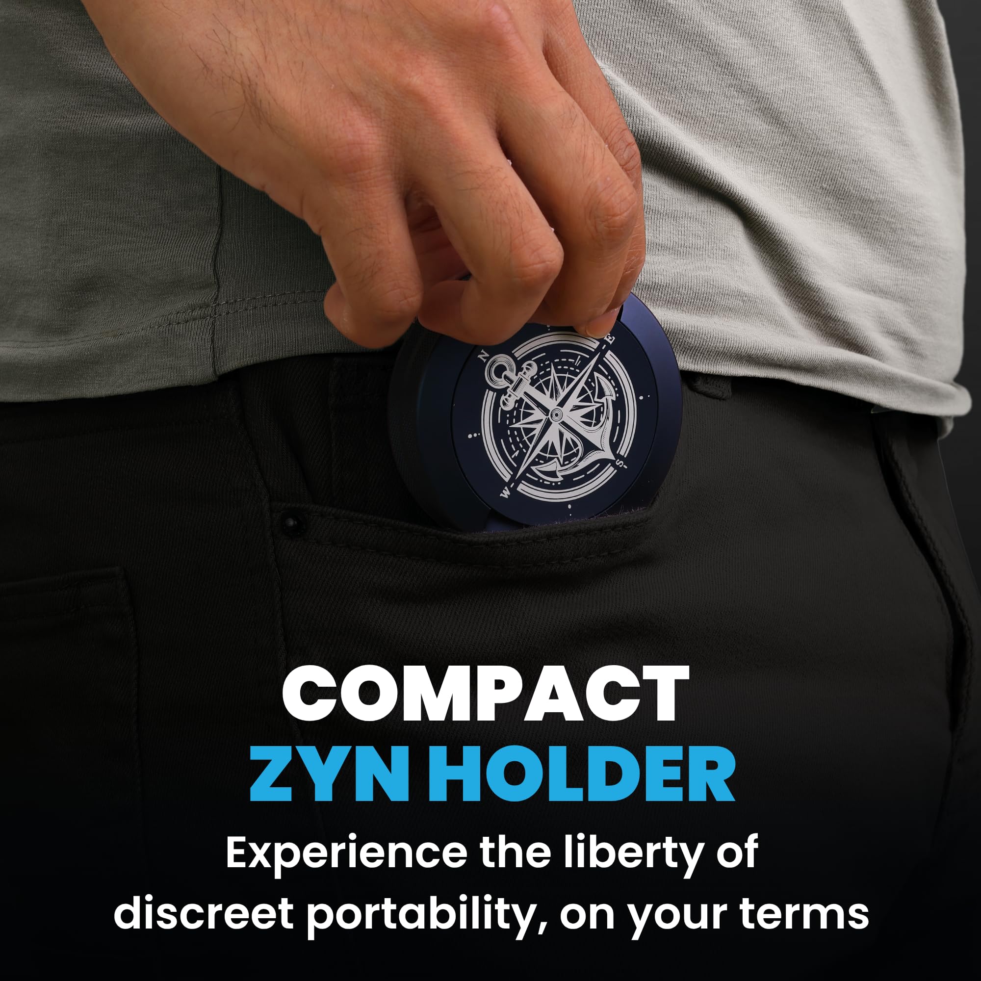 TuffTynz discreet Zyn storage compact keeps pouches organized and ready.