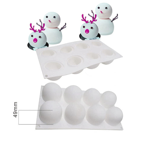 TUKE dessert silicone mold ideal for mousse and chocolate creations.