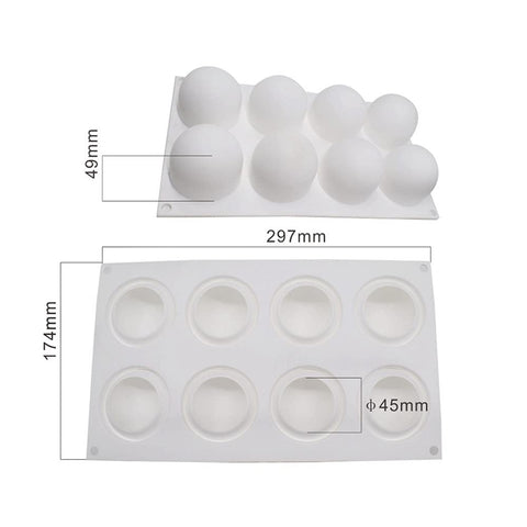 TUKE heat-resistant silicone mold withstands -40 to 210 degrees Celsius.
