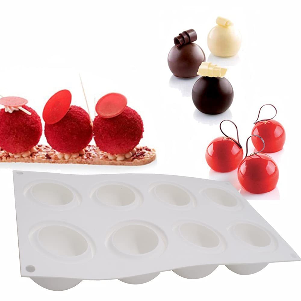 TUKE silicone round mold offers flexible use and simple cleanup for desserts.