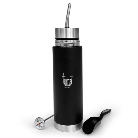 Tuma Listo Automate bottle with insulated body for on-the-go warmth.