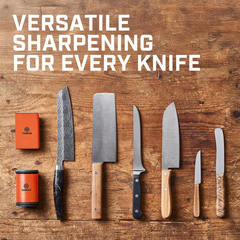 TUMBLER Pro orange V2 adds high visibility on busy countertops.