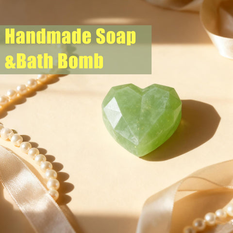 TUNSEZ heart shaped handmade soap nourishes skin within the gift box.