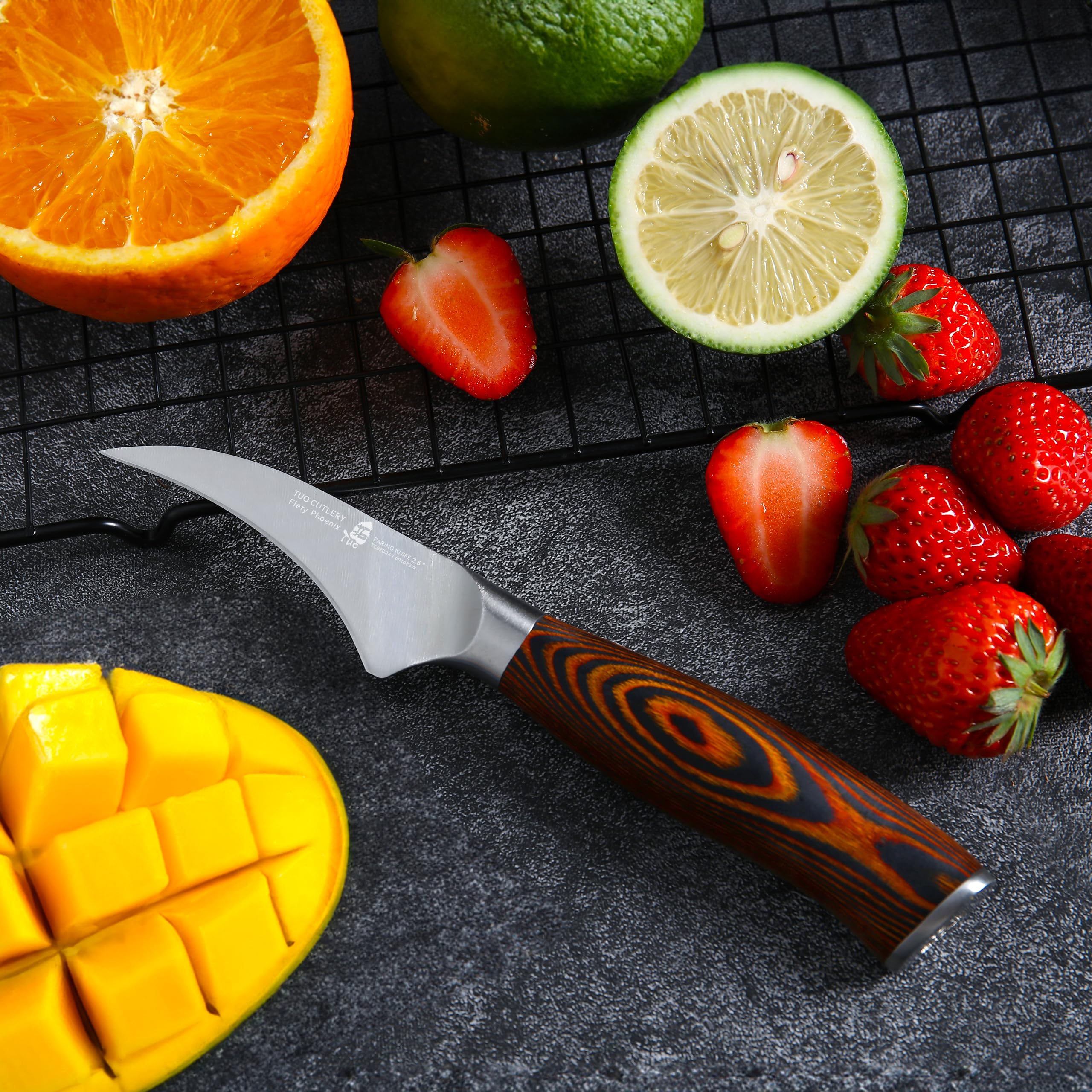 tuo paring knife ideal for peeling fruit and trimming vegetables