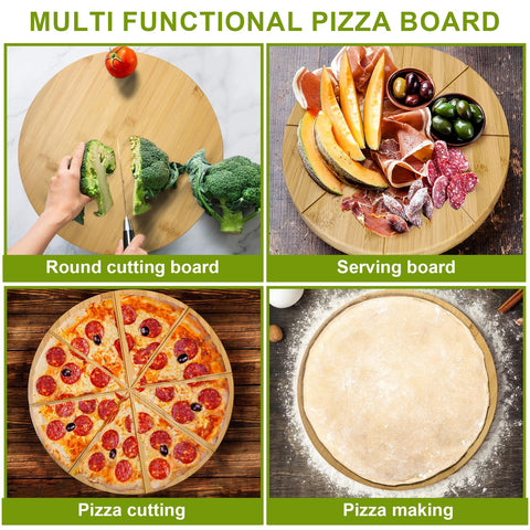 TUOCON bamboo board showing dough kneading side and large prep area