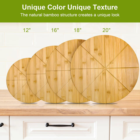 TUOCON pizza board on a dining table as decorative centerpiece