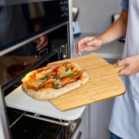TUOCON two-pack bamboo peels are versatile for home ovens.