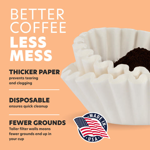 Tupkee filter dimensions showing 9-3/4 inch outer diameter and 4-1/4 inch base