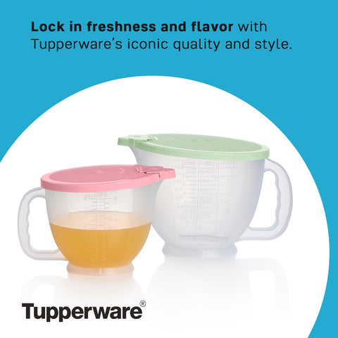 Tupperware Classic Mix-N-Store durable measurement markings stay legible