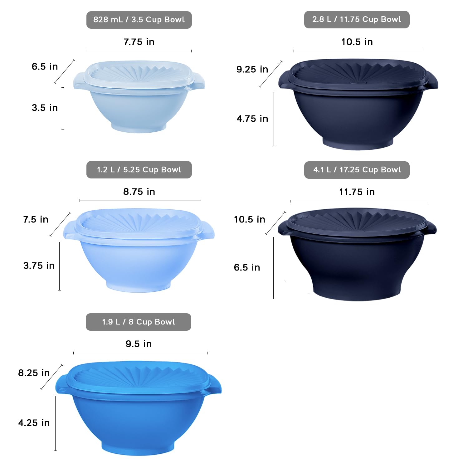 Dishwasher-safe Tupperware Heritage set simplifies cleanup after busy days.