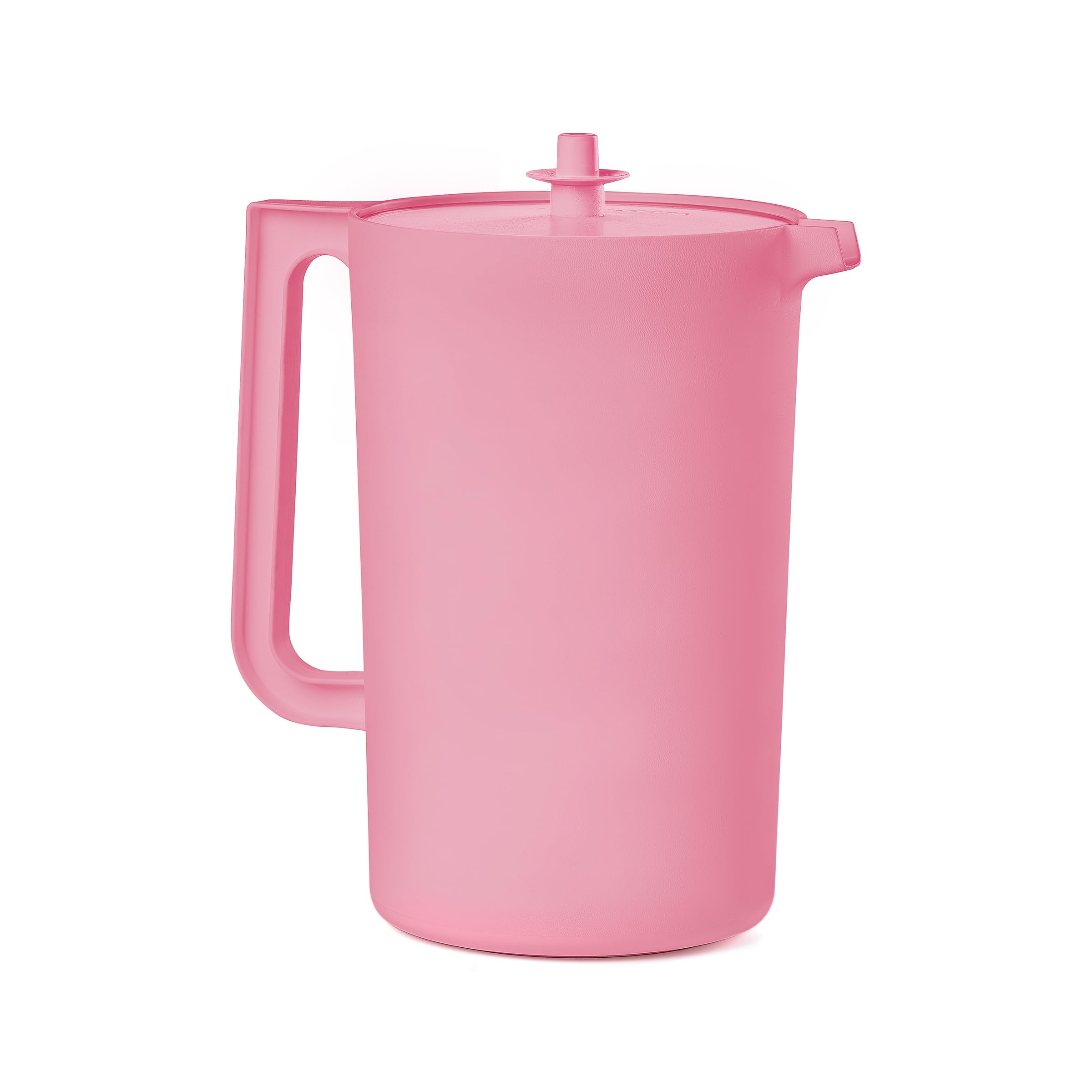 Tupperware Heritage 1 Gallon Pitcher lid action for ready-to-pour convenience.