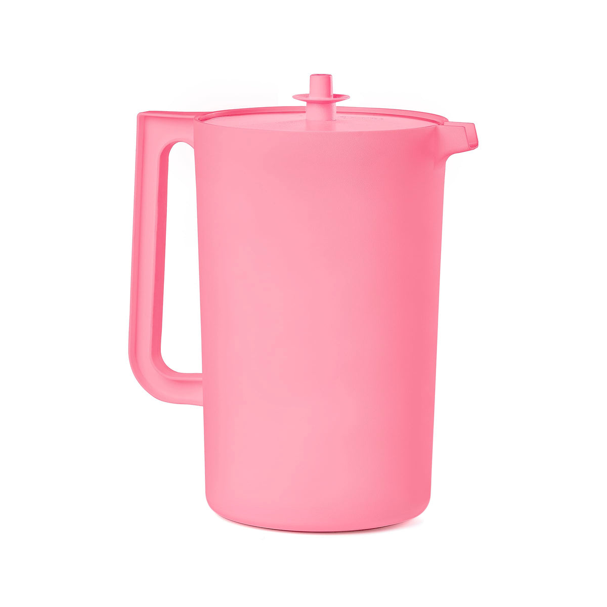Tupperware Heritage 1 Gallon Pitcher lid action for ready-to-pour convenience.