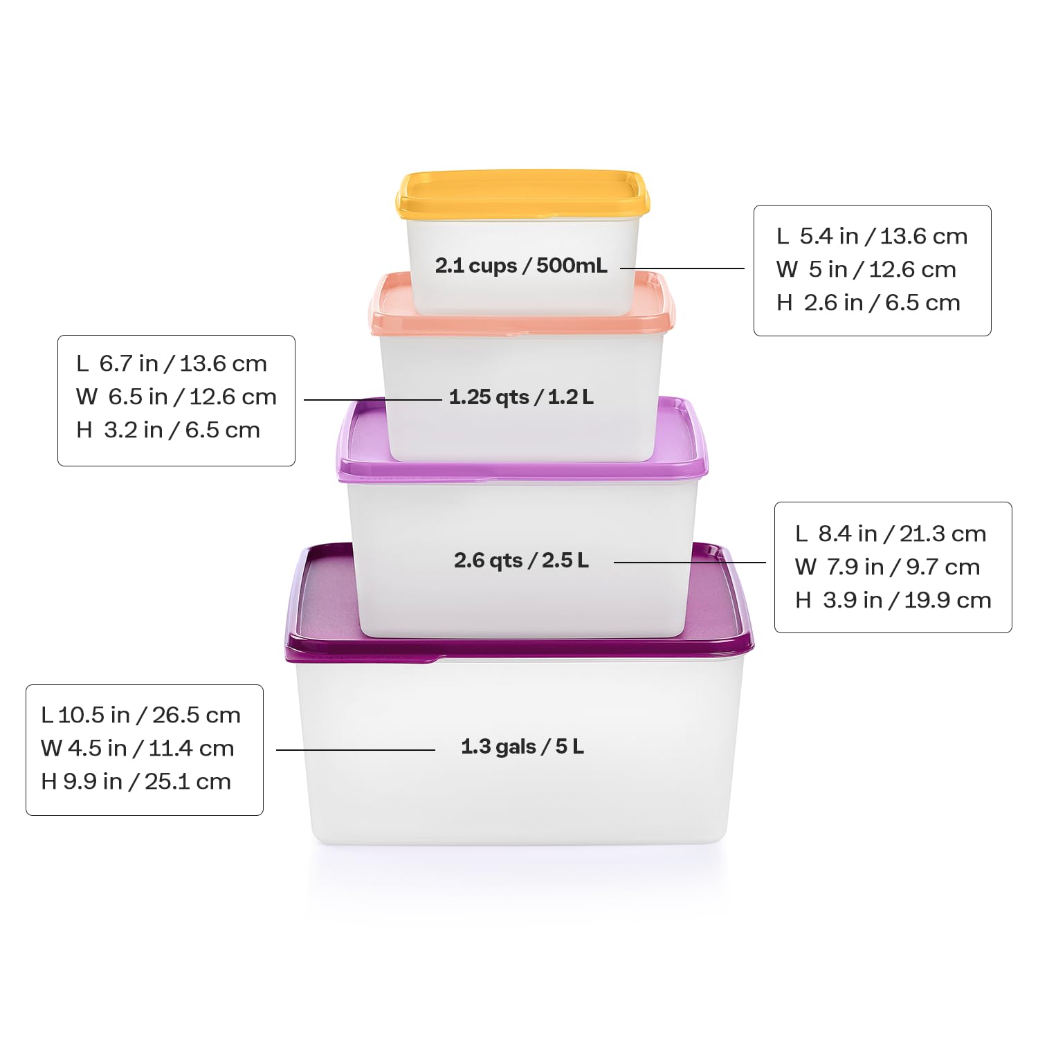 Tupperware Keeptabs airtight seal keeps foods fresh and securely stored