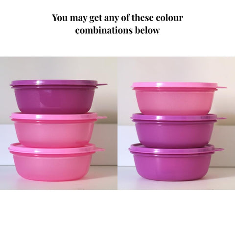 Tupperware Leftover Bowl Set 600 ml capacity suits portion control