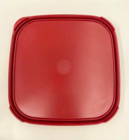 Tupperware Modular Mates 7x7 container offers clear visibility for quick access.
