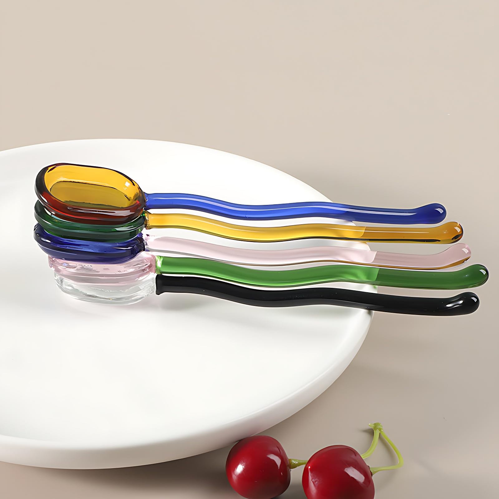 Turbokey 5-piece glass spoons boxed for gifting