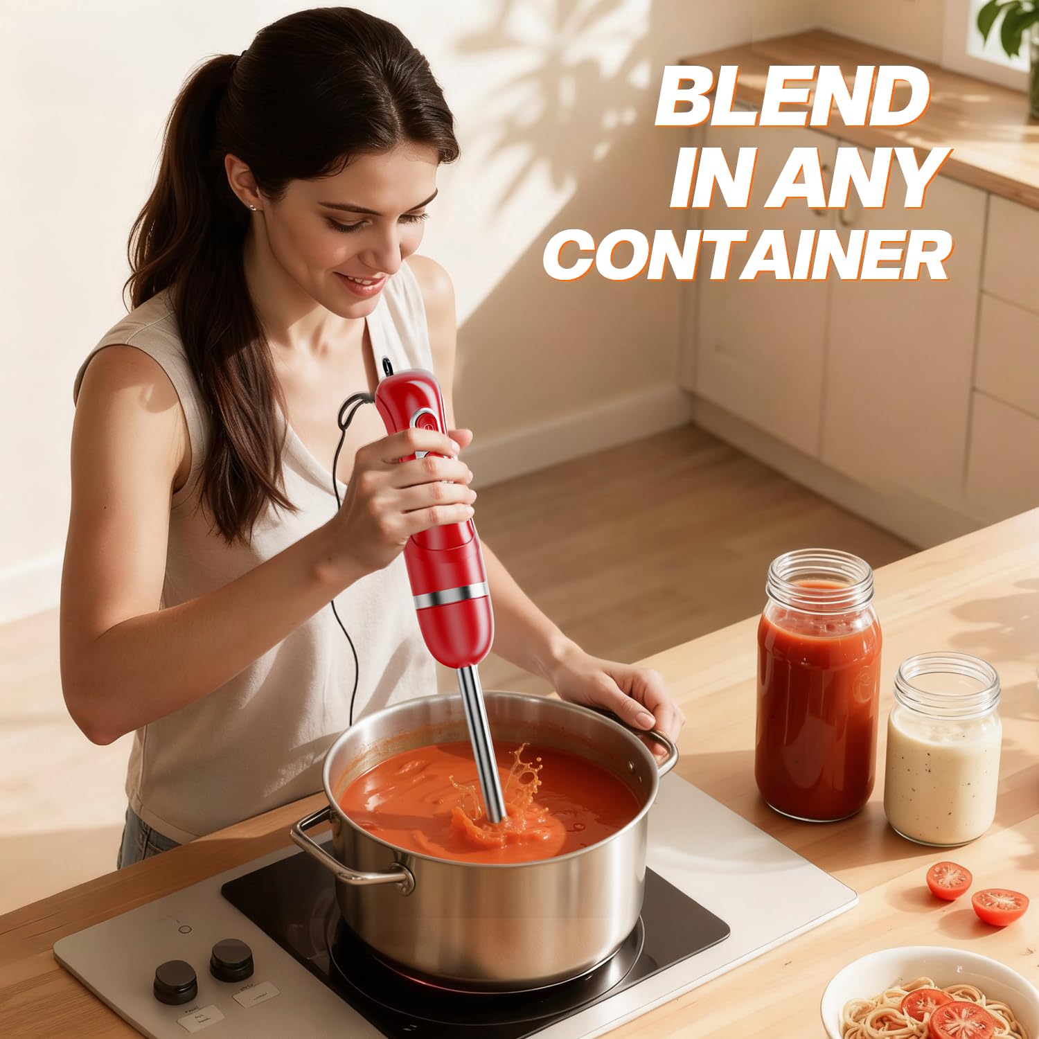 Turelar hanging ring helps compact kitchen storage.