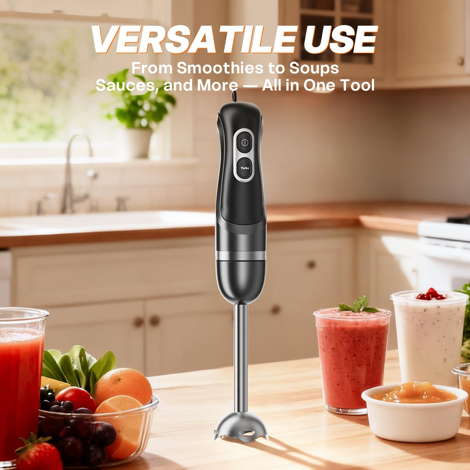 Turelar detachable head enables easy cleaning and storage