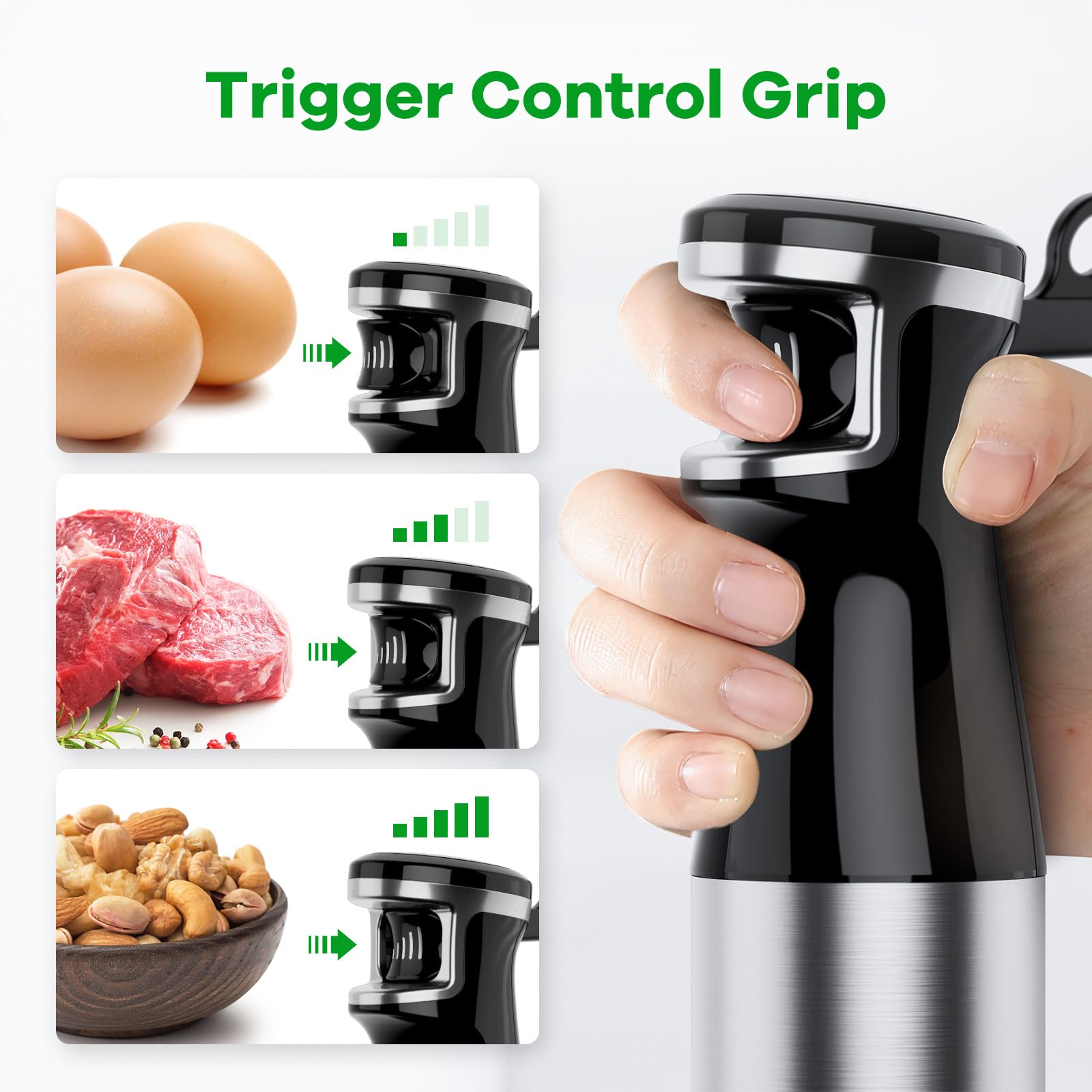 Turelar whisk attachment for airy whipped creams and sauces.
