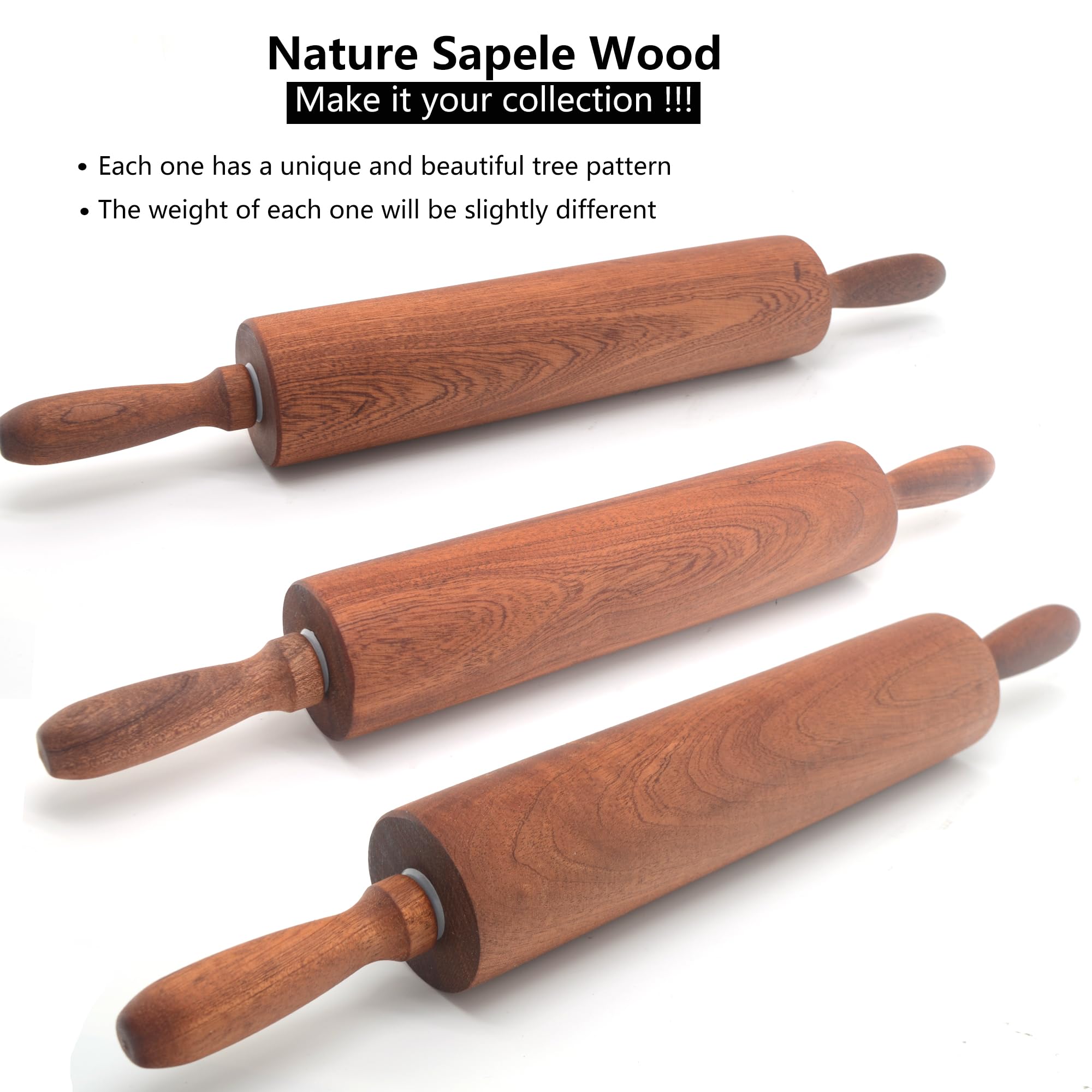 TUSIWIT Sapele wood care: hand wash and dry promptly to maintain color and luster.