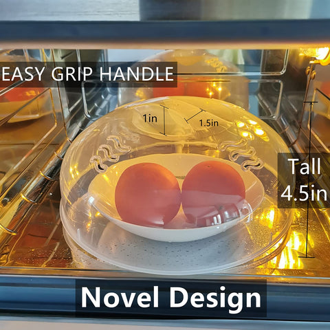 Tusjiain cover features an easy-grip handle for simple placement and removal.