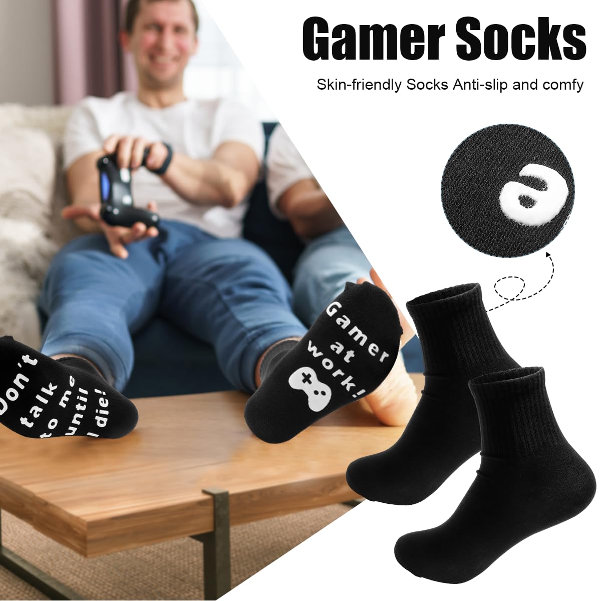 TuSuQing gamer socks and decor fillers for gifting.