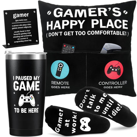 TuSuQing gamer tumbler set for long gaming sessions at home.
