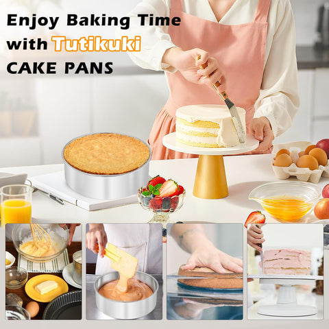 tutikuki multi-use pan with straight sides used for quiche or cobbler.