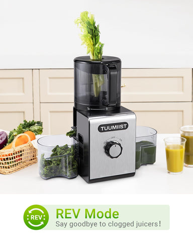 TUUMIIST juicer delivers high juice yield with minimal waste