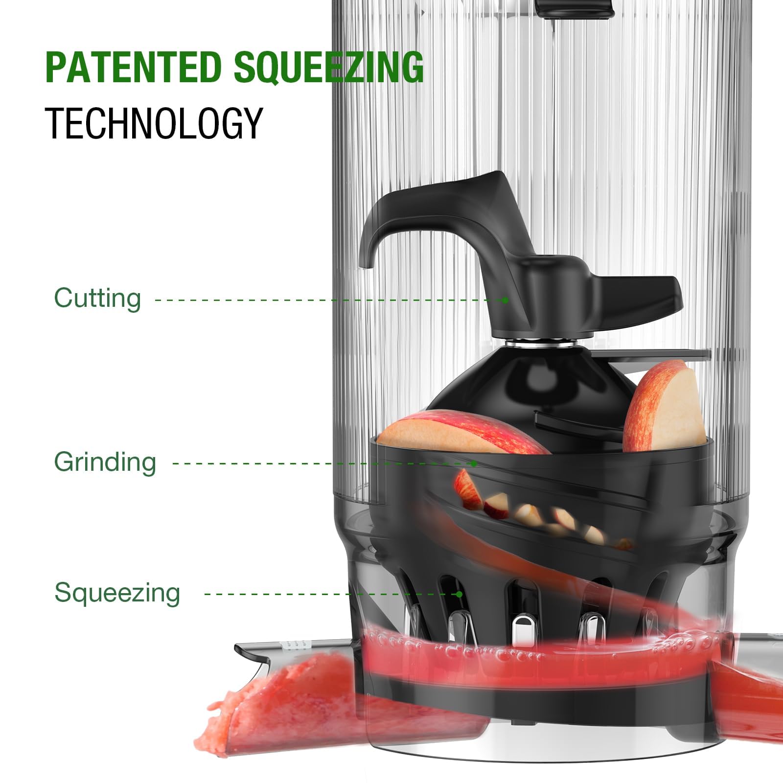 TUUMIIST juicer built with BPA-free materials for safe juice.