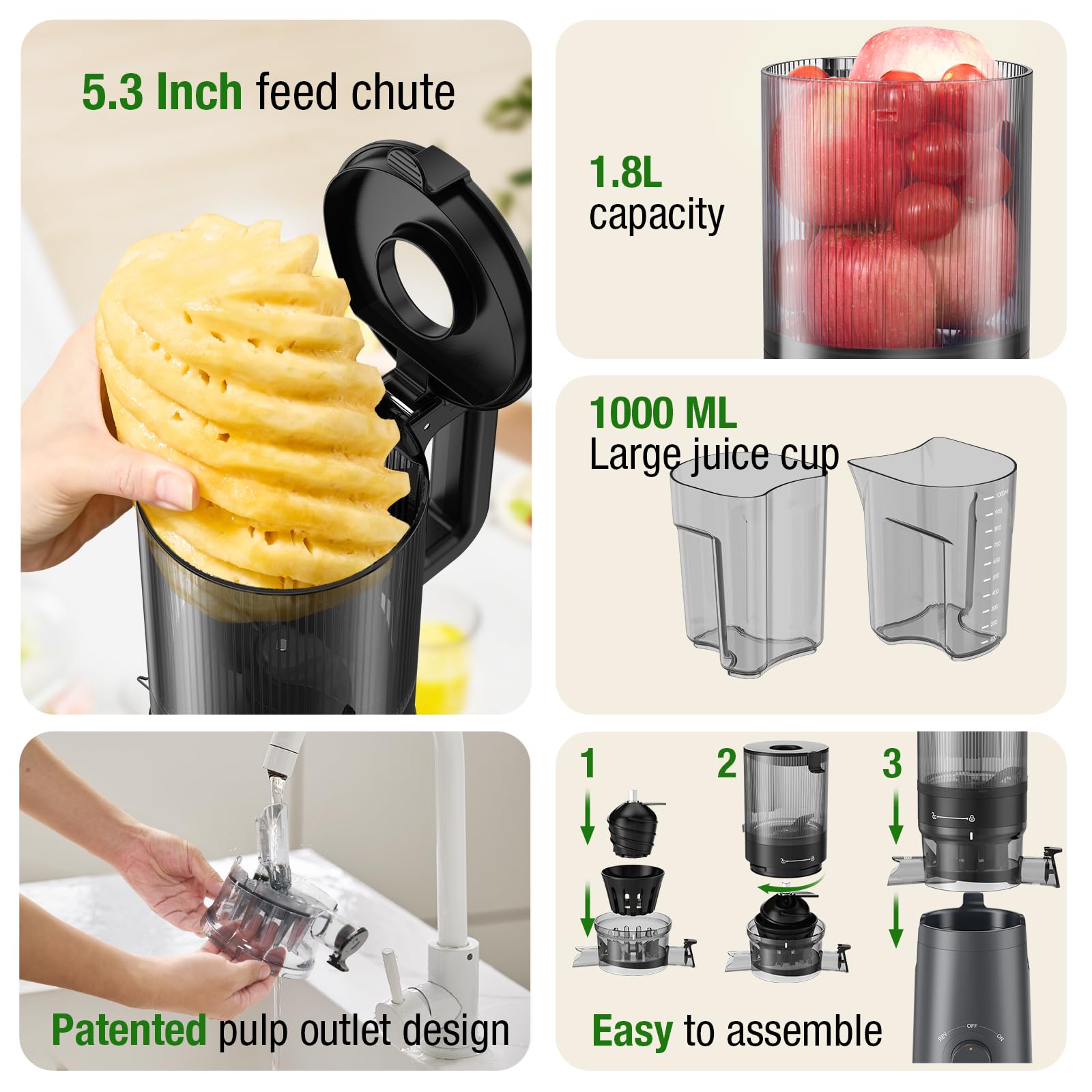 TUUMIIST juicer troubleshooting steps ensure correct operation and performance.