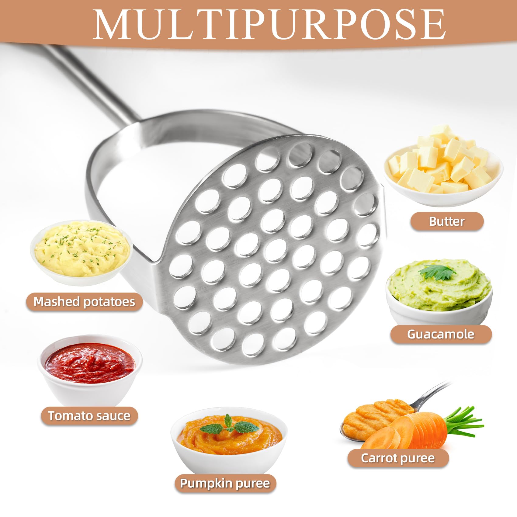 Tuyotue avocado-focused masher for perfect guacamole texture.