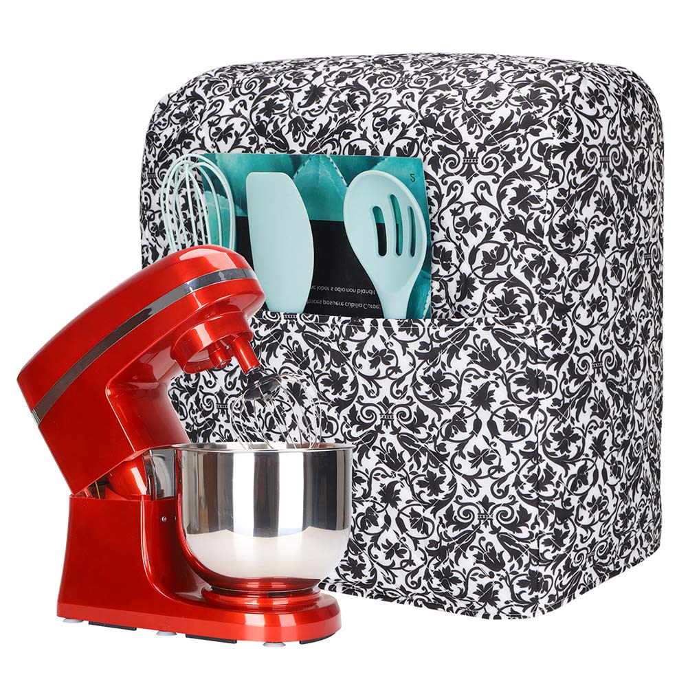 TUYUU Kitchen Aid Mixer Cover in Paisley on counter protects against dust