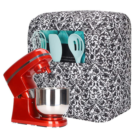 TUYUU Kitchen Aid Mixer Cover in Paisley on counter protects against dust