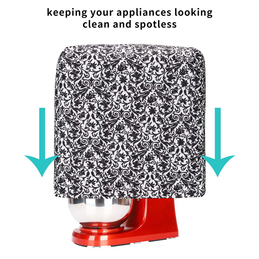 TUYUU mixer cover pocket storage for recipes and attachments