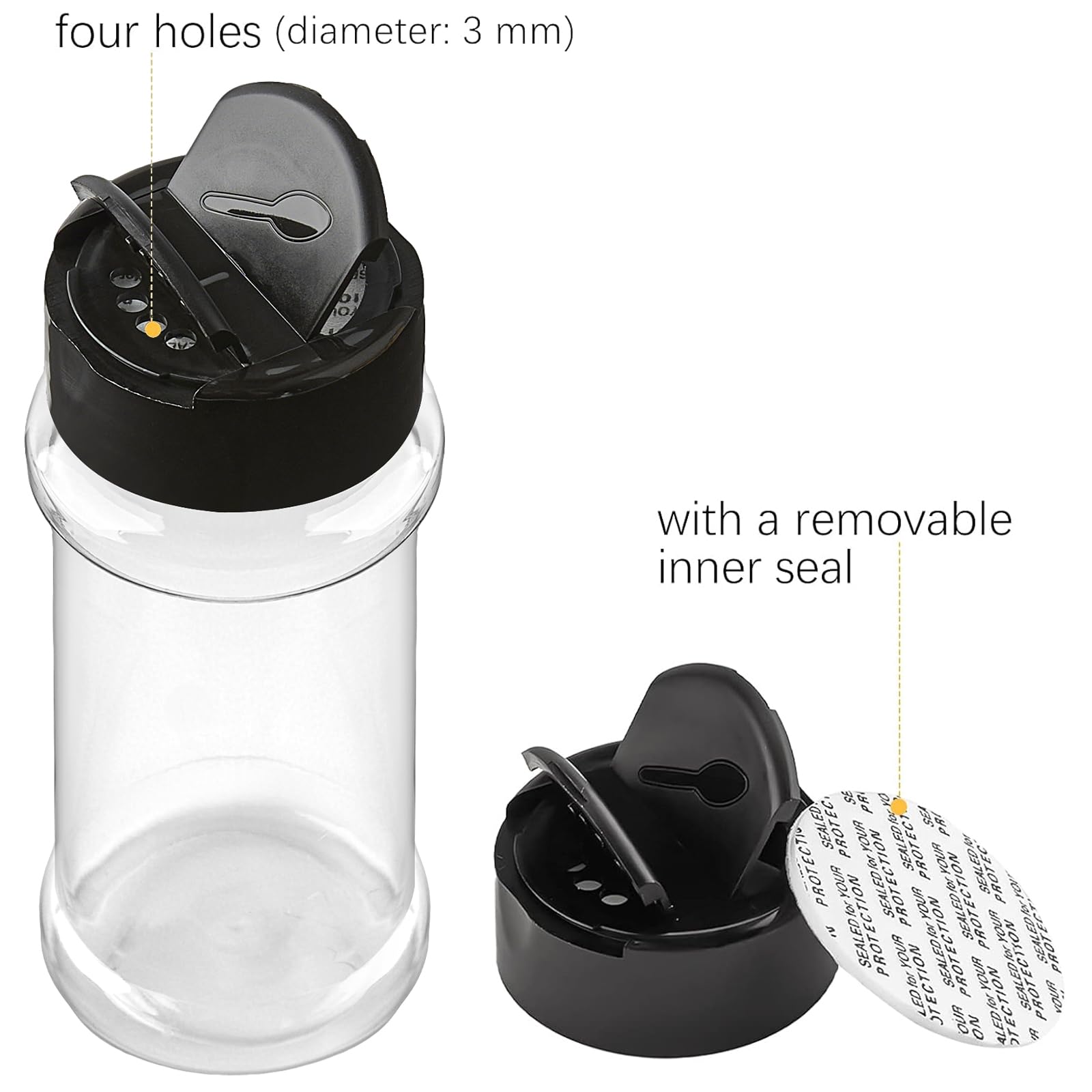 TUZAZO writable labels help organize spices at a glance